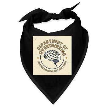 Abteilung für Überdenken T-Shirt – Vintage - Bandana - Schwarz - Vorne