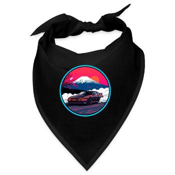 Neon Fuji Drift Performance Edition - Bandana - Schwarz - Vorne