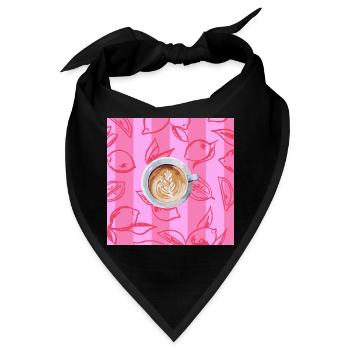 Cappuccino  - Bandana - Schwarz - Vorne