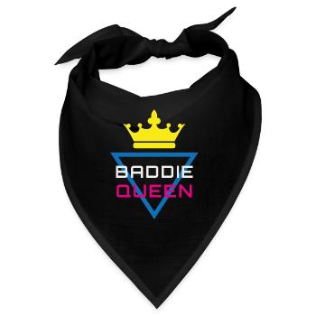 Bösewichtkönigin Krone Y2K - Bandana - Schwarz - Vorne