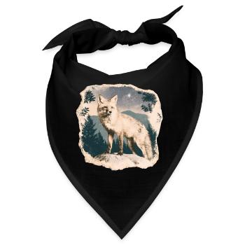 Fuchs Vintage - Bandana - Schwarz - Vorne