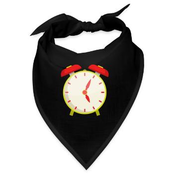 Wecker - Bandana - Schwarz - Vorne