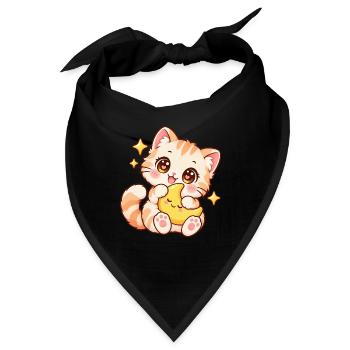 Mondkuschelkatze - Bandana - Schwarz - Vorne