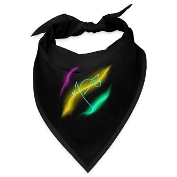 Dancefloor Emotions - Bandana - Schwarz - Vorne