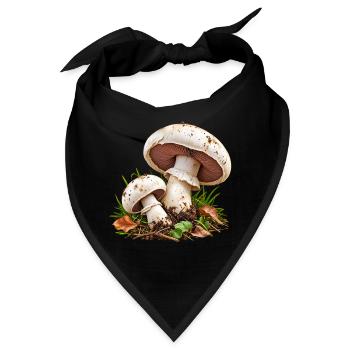 Champignon - Bandana - Schwarz - Vorne