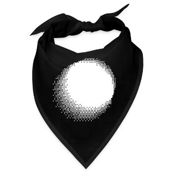 Nebel des Halbtonkreises - Bandana - Schwarz - Vorne