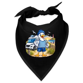 OstseeFreunde Camper - Bandana - Schwarz - Vorne