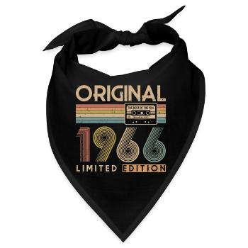 60. Geburtstag, 60 Jahre - Bandana - Schwarz - Vorne