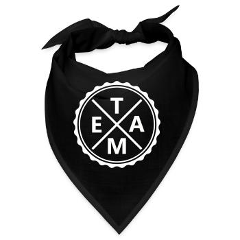 team_kreis- - Bandana - Schwarz - Vorne