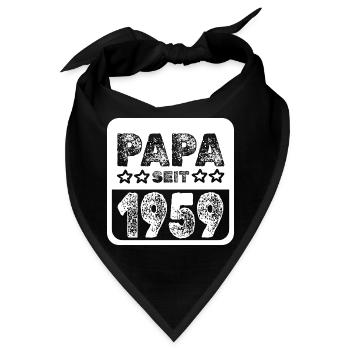 Papa 1959 - Bandana - Schwarz - Vorne