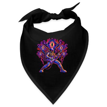 KOSMISCHER ROCKER | Das Publikum jenseits - Bandana - Schwarz - Vorne