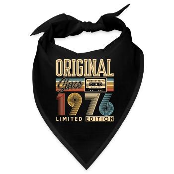 50. Geburtstag, 50 Jahre - Bandana - Schwarz - Vorne