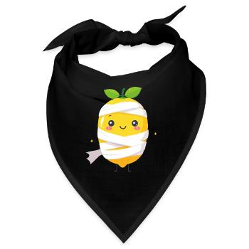Süße Mumien-Zitrone - Bandana - Schwarz - Vorne