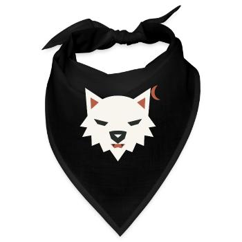 Halloween Werwolf Herren - Bandana - Schwarz - Vorne