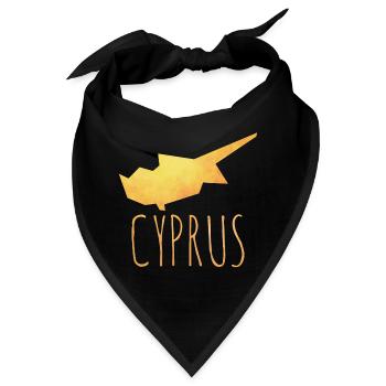 cyprus - Bandana - Schwarz - Vorne