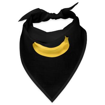 banane - Bandana - Schwarz - Vorne