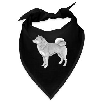 shiba inu - Bandana - Schwarz - Vorne