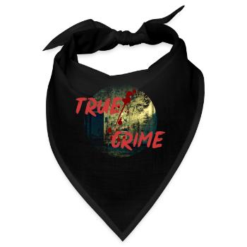 True Crime - Bandana - Schwarz - Vorne