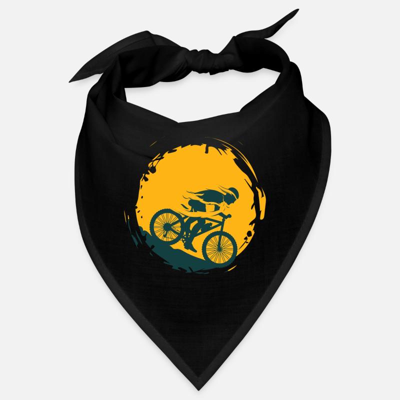 Mountain Biker avec swing t-shirt pull autocollant Bandana