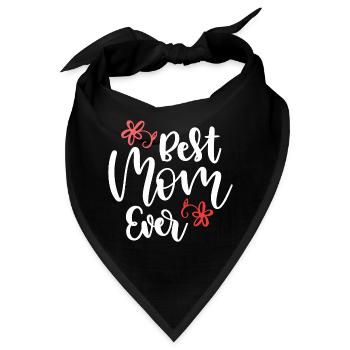 Beste Mutter aller Zeiten - Bandana - Schwarz - Vorne