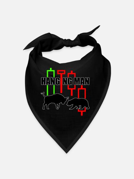 Trading Shirt Hanging Man R6Z - Bandana - Schwarz - Vorne
