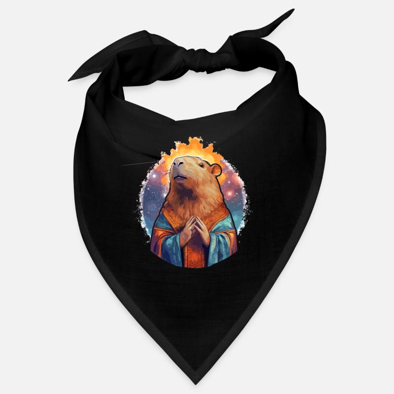Cabybara Jésus - Bandana - noir