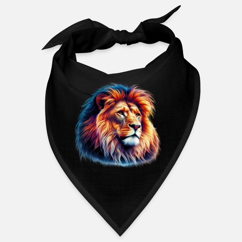 Löwe - Bandana - Schwarz