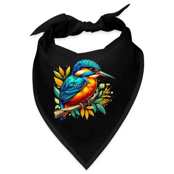 Eisvogel - Bandana - Schwarz - Vorne
