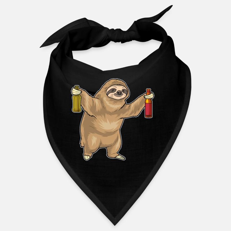 Sloth Bottle Beer Bandana