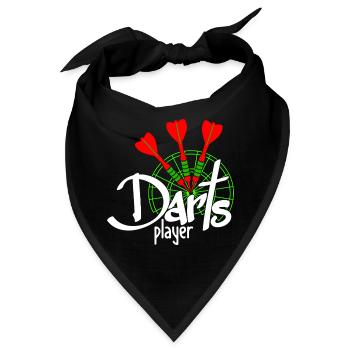 Sports Equipment - 3 Darts - Darts Player 2 - Bandana - Schwarz - Vorne