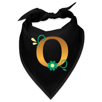 O - Bandana - Schwarz - Vorne
