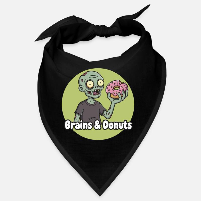 Zombie avec humour beignet Bandana
