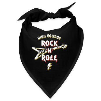 Hochspannungs-Rock'n'Roll-Gitarre - Bandana - Schwarz - Vorne
