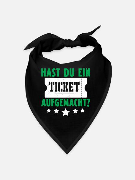 Science Coder DID YOU OPEN A TICKET FUNNY - Bandana - black - Front