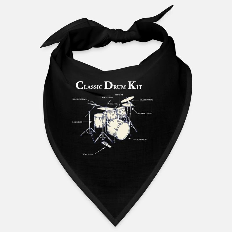 Klassisches Trommeldiagramm Bandana