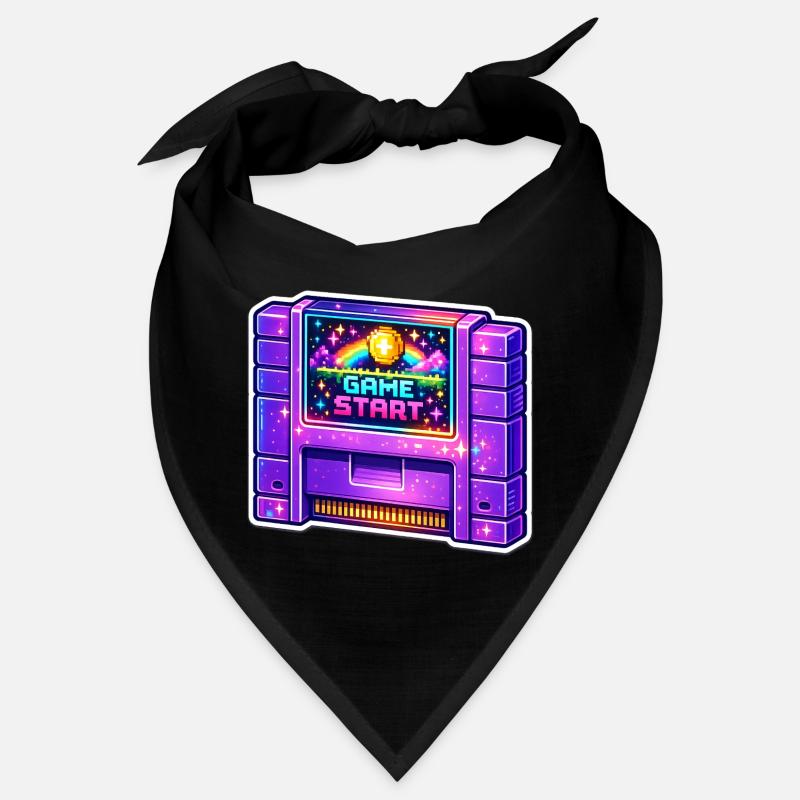Retro Arcade Start Neon Bandana