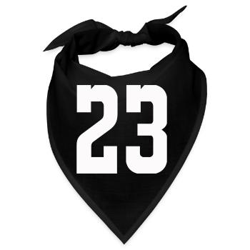23 - Bandana - Schwarz - Vorne