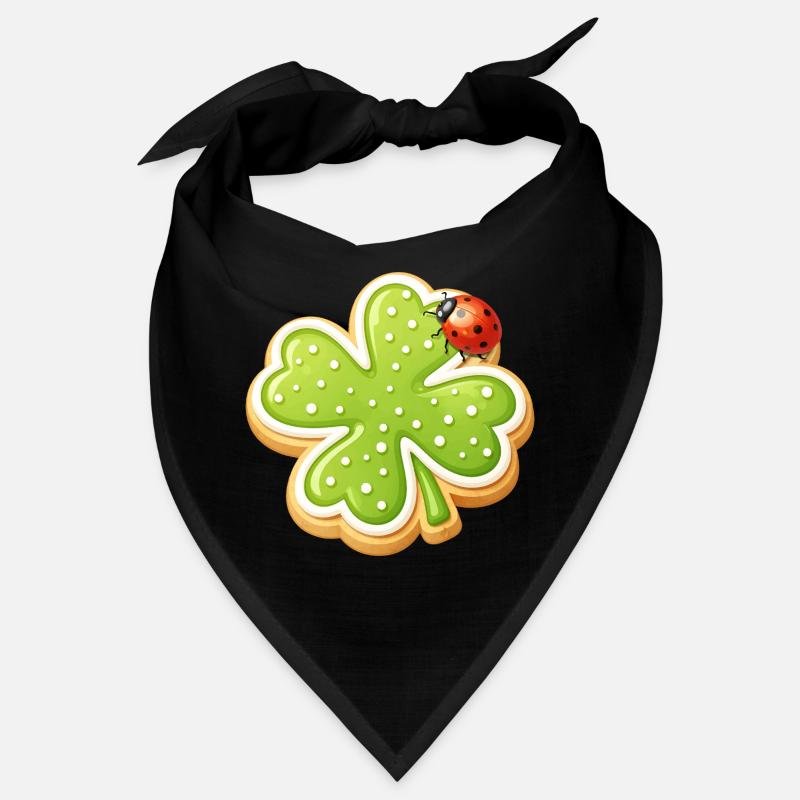 Shamrock Biscuit with Ladybug Bandana