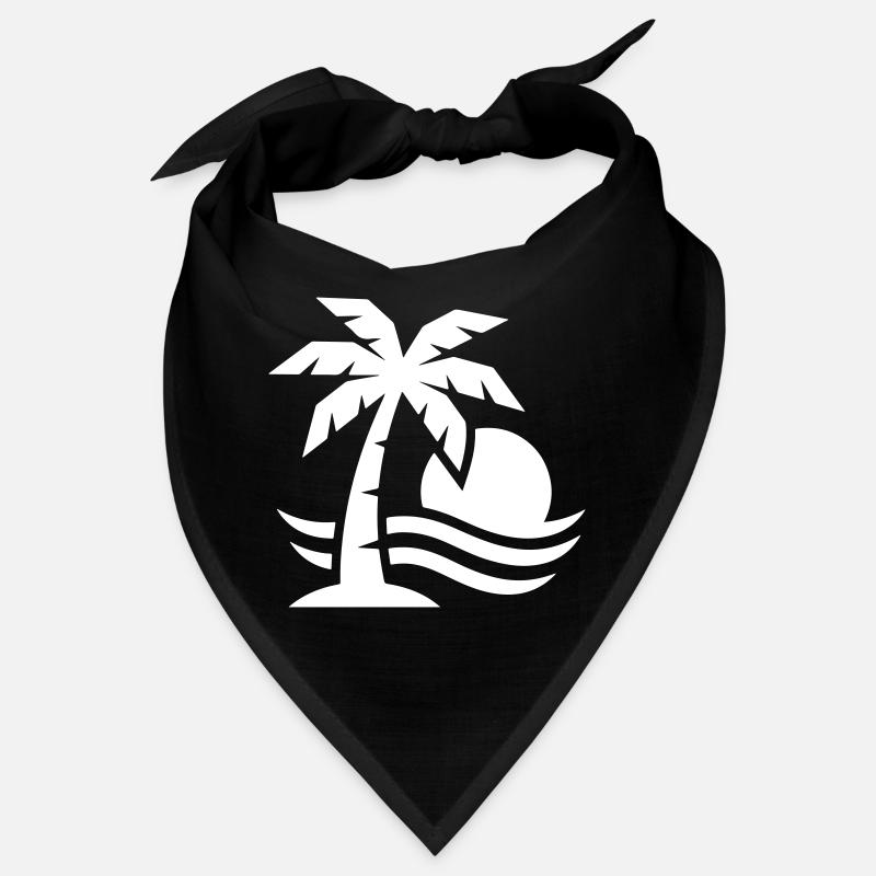 Palm Tree Beach Sun Bandana