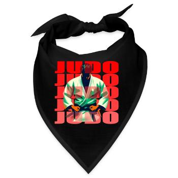 Judo - Bandana - Schwarz - Vorne