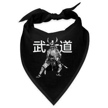 Samurai - Bushido - Bandana - Schwarz - Vorne