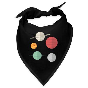 Galaxis - Bandana - Schwarz - Vorne