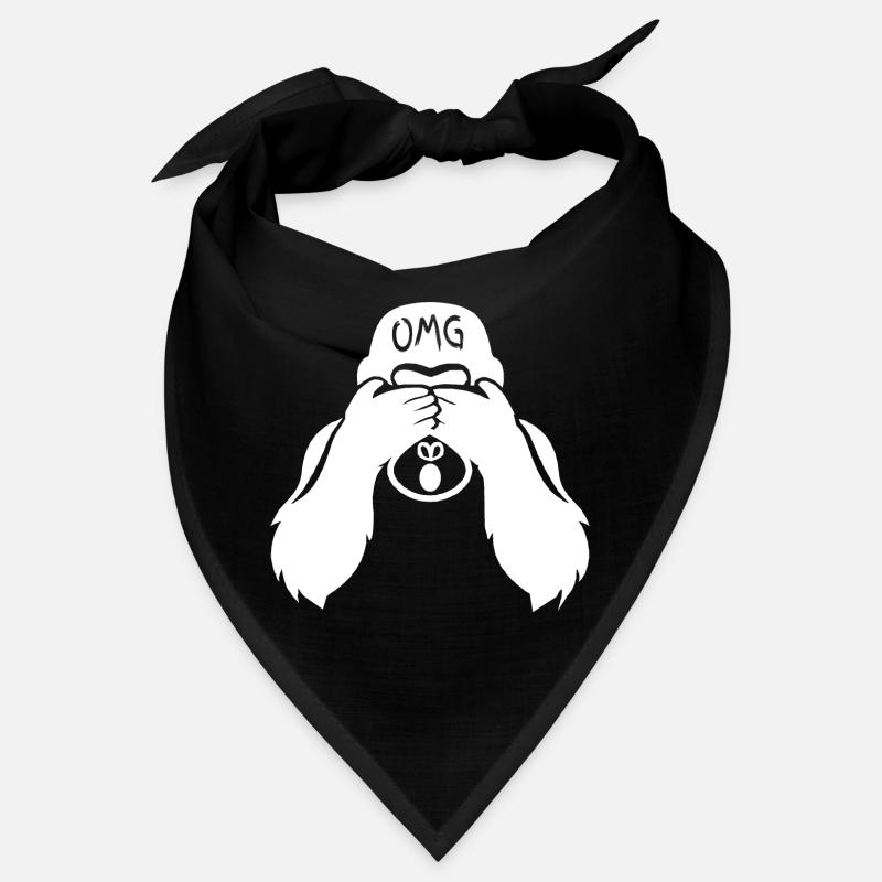 Witziger Gorilla OMG Affe Bandana