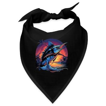 "Fang des Tages" - Bandana - Schwarz - Vorne