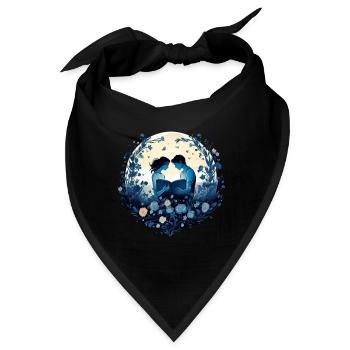 Buchblütenkreis - Bandana - Schwarz - Vorne