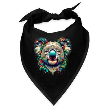 Koala - Bandana - Schwarz - Vorne