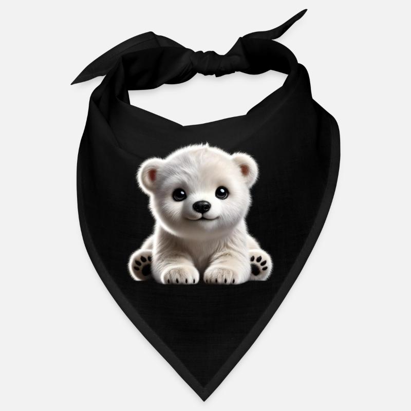 Mignon design d’ourson polaire Bandana