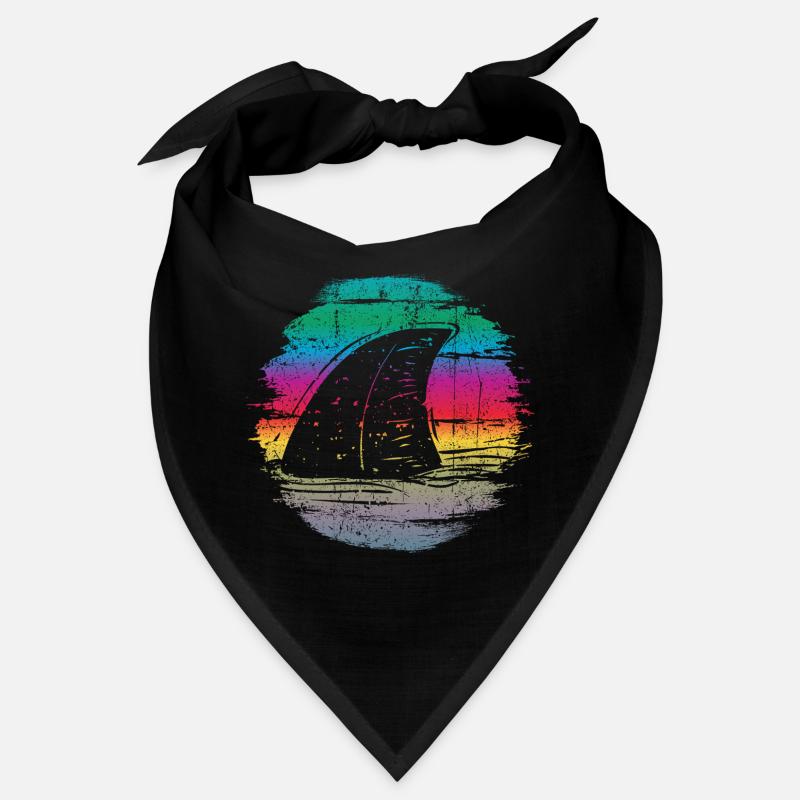 Sunset Surfer Wave Illustration Bandana
