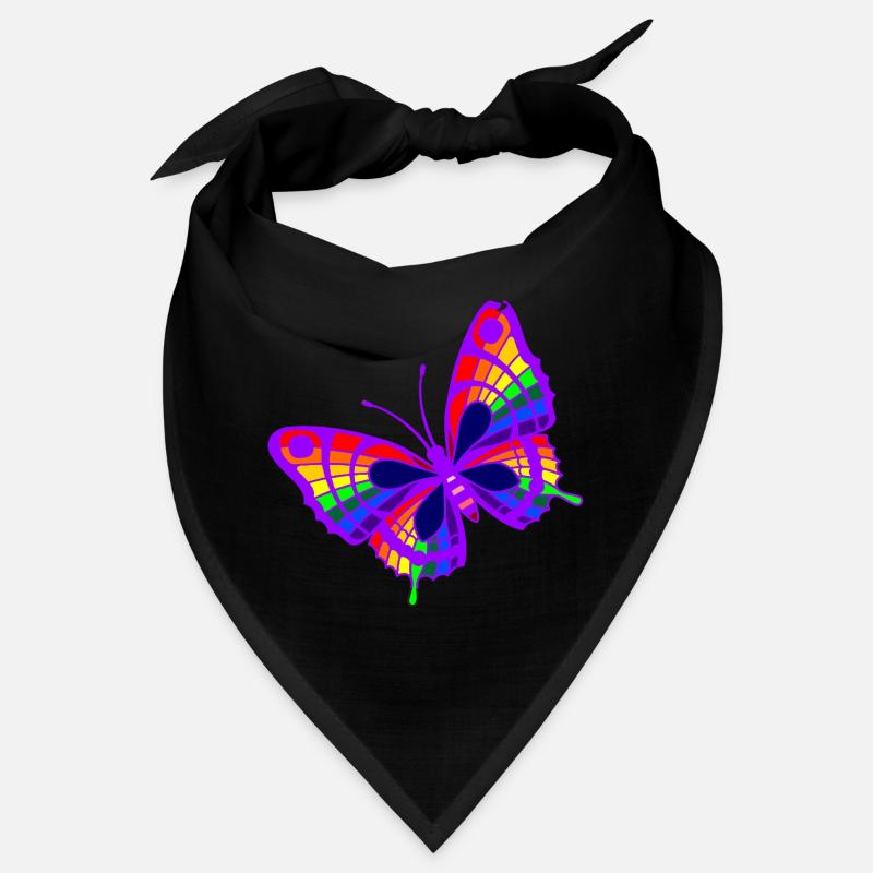 Papillon violet multicolore – Célébrez la diversité Bandana