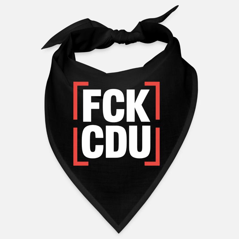 FCK CDU - Logo anti-CDU/CSU Bandana